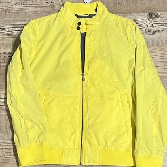 New CLUB ROOM Men's Regular-Fit Bomber Jacket,  Yellow Large - Picture 8 of 9